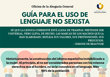 <p class="p1"><span class="s1">Infografía sobre Guía para el uso de lenguaje no sexista</span></p>
